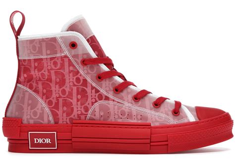 dior red high top|dior b23 high top price.